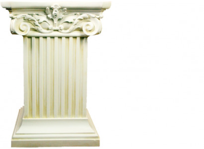 Greek antique style column flower stand decoration deco 1063
