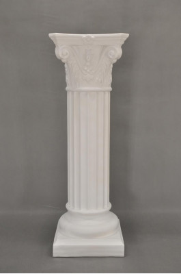 Medusa Column Roman Columns Marble Sculpture Figure Decor Decoration Stand 1060