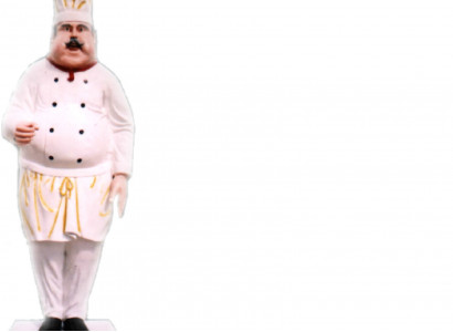 Restaurant Cook Figure Statue Sculpture Figures Sculptures Decoration Decor 213cm