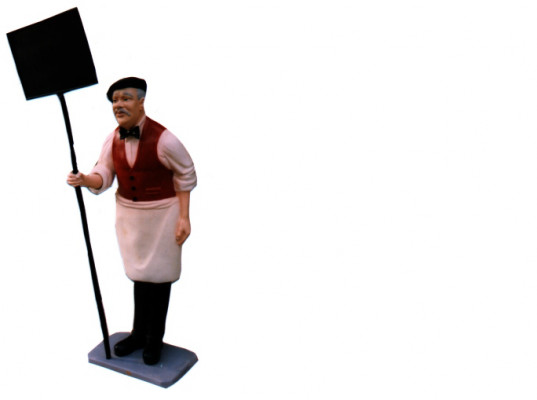 Sign Restaurant Figure Statue Sculpture Figures Sculptures Decoration Decor 182 cm