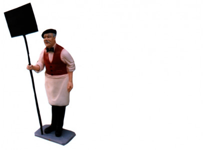 Sign Restaurant Figure Statue Sculpture Figures Sculptures Decoration Decor 182 cm