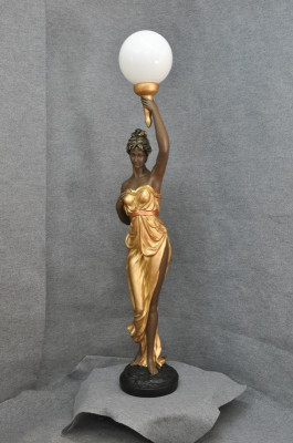 XXL Design Floor Lamp Standing Light 153cm Lamp Sculpture Figure Figures Statue