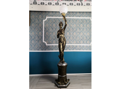 Designer XXL Big Statue Lamp Floor Lamp 227cm