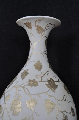 Design flower pot decoration XXL vase vases handmade decoration chalice trophy 0856