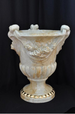 Design flower pot decoration XXL vase vases handmade decorative goblet trophy 0857