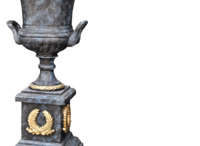 XXL Vase Table Decoration Deco Vases Antique Style Sculpture Figure Chalice Rome 0877