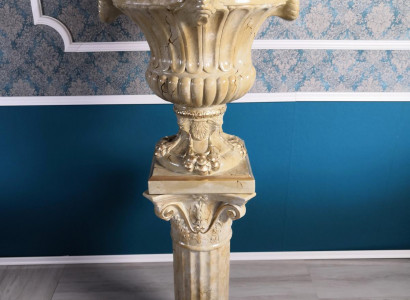 XXL Vase Table Decoration Decorative Vases 69cm Antique Style Sculpture Figure Goblet Rome