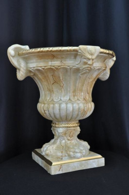 XXL Design Flower Pot Decoration Vase Vases Handcrafted Decor Chalice Trophy 69cm