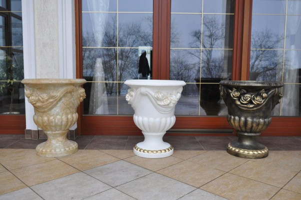 Flower tub design vase vases classic design antique style Roman floor bowls