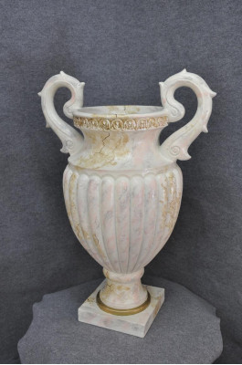 Design flower vase trophy goblet vases bowls XXL floor bowl Roman style new