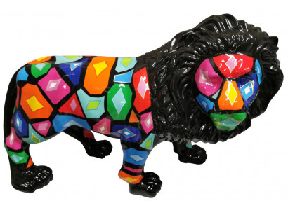 Abstract design figure statue figures decoration lion garden sculpture sculptures