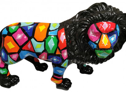 Abstract design figure statue figures decoration lion garden sculpture sculptures
