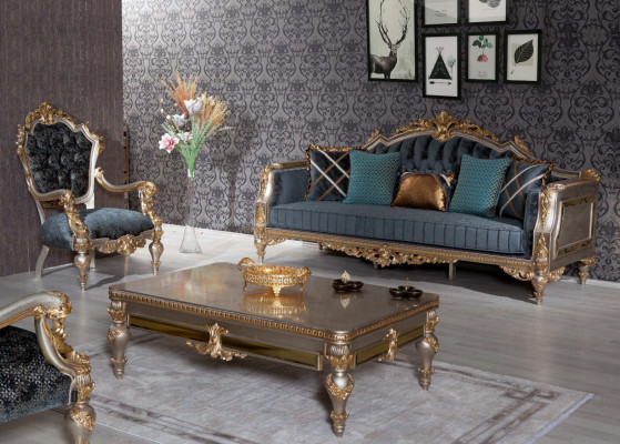 3+1 seat sofa set couch seat cushions coffee table 3-piece set furniture