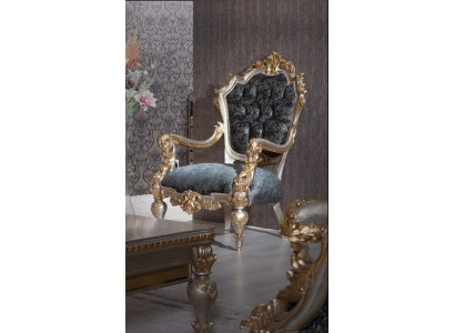 Luxurious armchair luxury upholstery textile single-seater upholstered seat single-seater living room