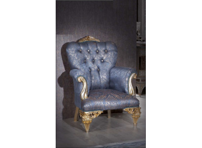 A fabulous classic sky-blue armchair for your living room