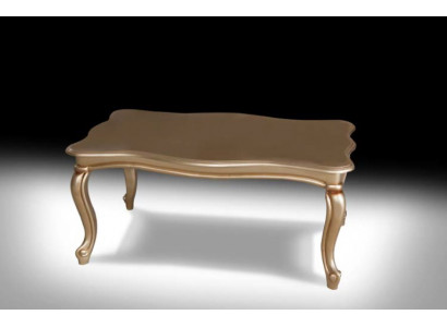 Golden coffee table side table luxury wood design modern