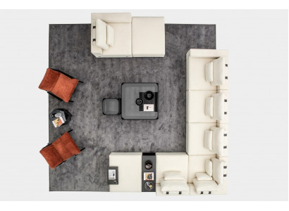 Living room furniture upholstery suite living landscape corner sofa armchair textile sofas
