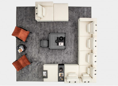 Living room furniture upholstery suite living landscape corner sofa armchair textile sofas
