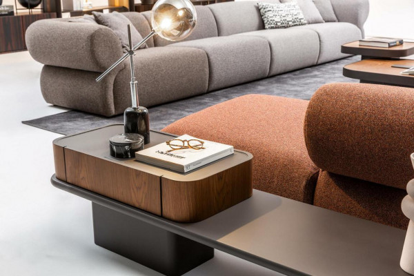 Large Living Room Set Five-Seater Three-Seater Armchair Ottoman Sofa Suite