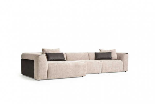 Modern beige corner living landscape luxury corner sofa upholstered couches modern new