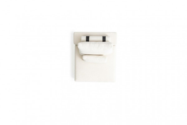 White four-seater luxury upholstery four-seater textile living room furniture design