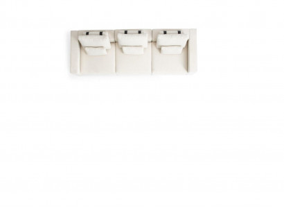 White four-seater luxury upholstery four-seater textile living room furniture design