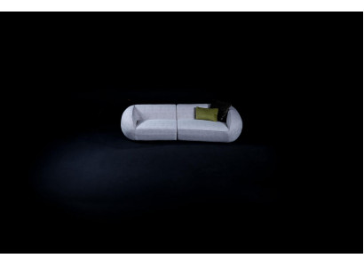 Gray living room upholstered sofa modern textile couches luxury furniture couch