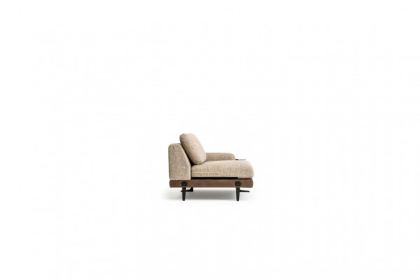 Four-seater storage surface living room upholstered sofa fabric couch modern style