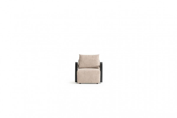 Armchair Upholstery 1 Seat Designer Textile Living Room Style Modern New