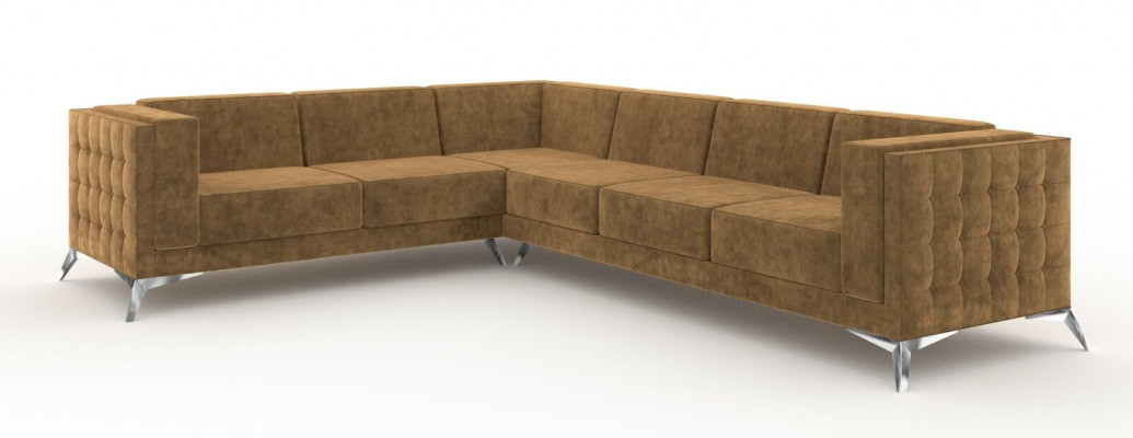 Modern corner sofa fabric sofa L-shape upholstered corner suite living landscape couch sofa