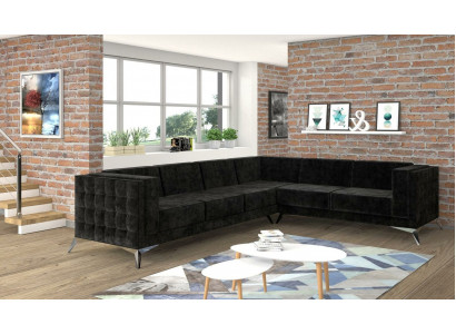 Sectional sofa Chesterfield sofa upholstered set couch living landscape L-shape design new
