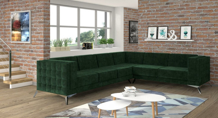 Fabric L-shaped couch living landscape corner sofa set design modern sofa modern new