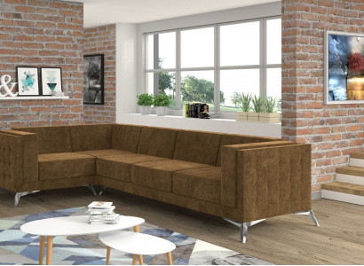 Corner sofa set upholstery living landscape L-shaped sofa designer couch sofas