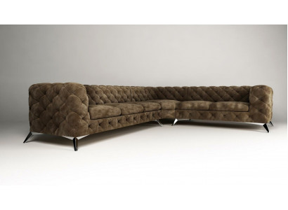 Corner sectional sofa Chesterfield sofa upholstery suite couch living landscape