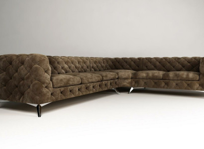Corner sectional sofa Chesterfield sofa upholstery suite couch living landscape