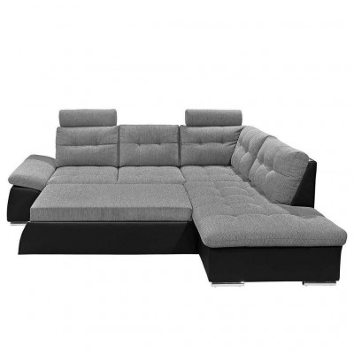 Sectional sofa L-shape sofa couch design upholstery modern leather fabric bed function
