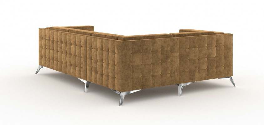 Fabric L-shape couch living area corner sofa set modern design sofa