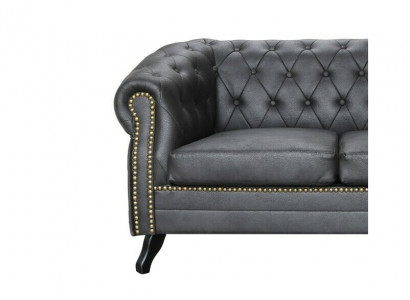 Chesterfield Sofa Set 3+2+1 Glasgow Couch Upholstery Set Sofas Couches New