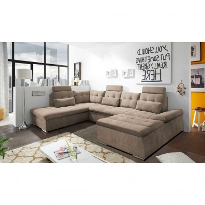 Sofa bed function U-shaped sofa couch design couch upholstery textile modern