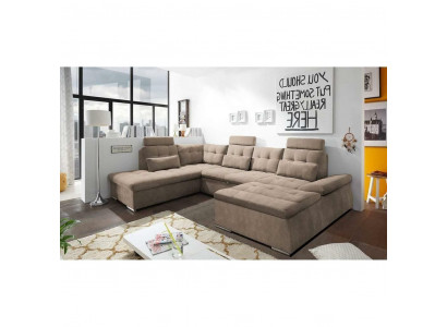 Sofa bed function U-shaped sofa couch design couch upholstery textile modern