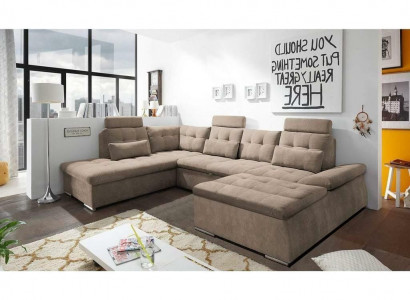 Sofa bed function U-shaped sofa couch design couch upholstery textile modern