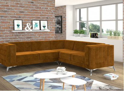 Corner sofa living landscape design sofa couch upholstery seating suite fabric