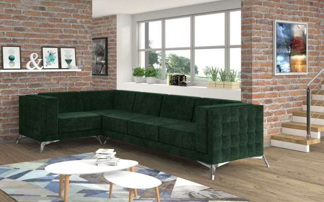 Corner sofa sofa couch upholstery L-shape living landscape seating suite decor sofas