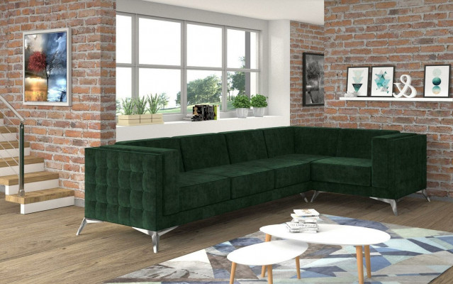 Corner sofa sofa couch upholstery L-shape living landscape seating suite decor sofas