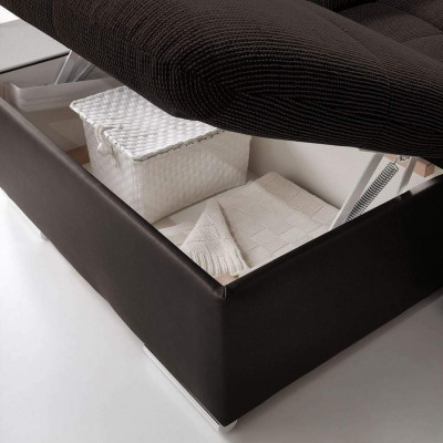 Living landscape multifunction couch corner sofa U-shape bed function sleep