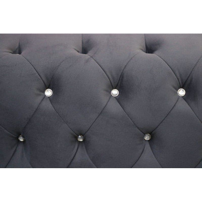 Chesterfield sofa set sofa 3+1+1 upholstered couch sofas seating crystal stones