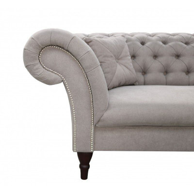 Chesterfield Sofa Set 3+2 Couch Sofa Upholstery Design Leather Fabric Suites