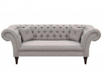 Chesterfield Sofa Set 3+2 Couch Sofa Upholstery Design Leather Fabric Suites
