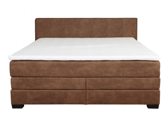 Vintage box spring beds upholstered bed wooden bed double hotel bed