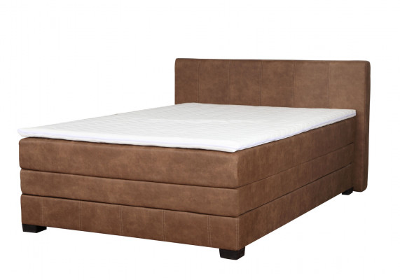 Vintage box spring beds upholstered bed wooden bed double hotel bed